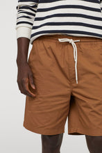 Elasticated cotton shorts